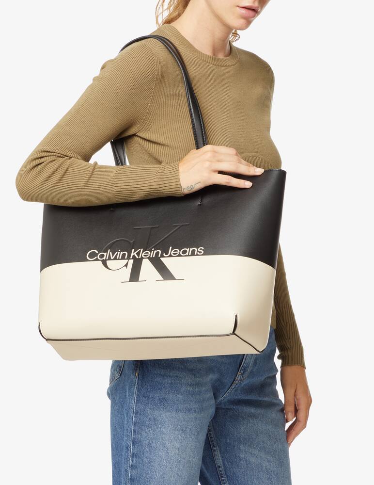 rinascente Calvin Klein Borsa shopper CK Must - Nero