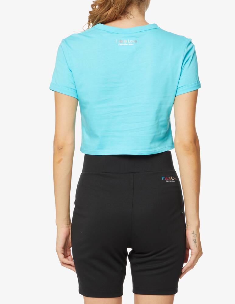 Calvin Klein Jeans Cotton t-shirt - Light blue - picture 3 Calvin Klein Jeans Cotton t-shirt - Light blue - picture 3