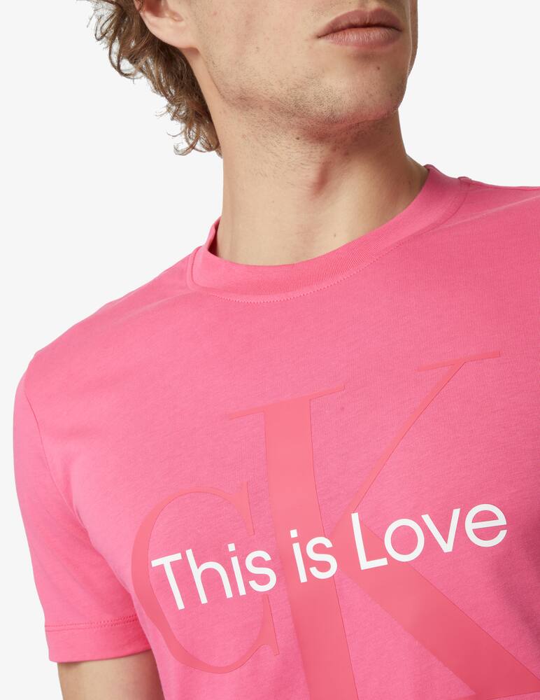 rinascente Calvin Klein Jeans Monogram slim t-shirt - Viola