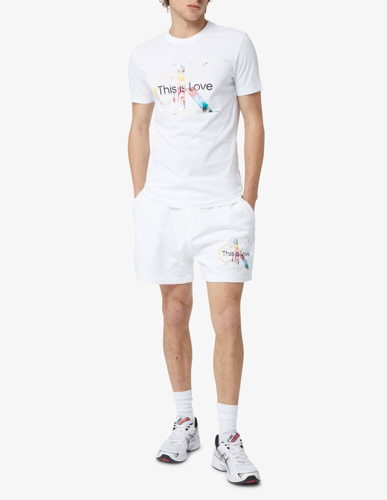 rinascente Calvin Klein Jeans Monogram slim t-shirt - Bianco