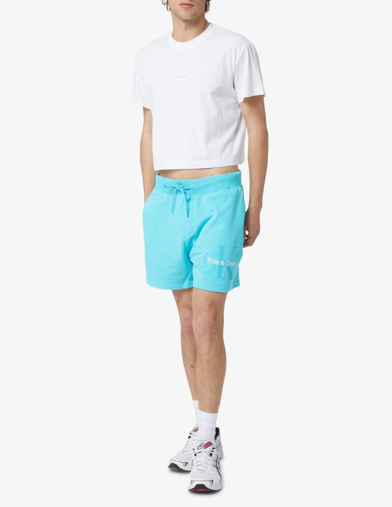 rinascente Calvin Klein Jeans T-shirt cropped slogan - White