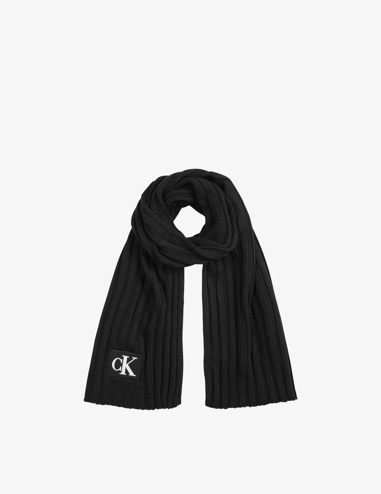 rinascente Calvin Klein Berretto a costine con monogramma - Nero