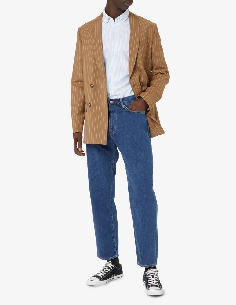 rinascente Calvin Klein Washed oxford stripe slim shirt - Light blue