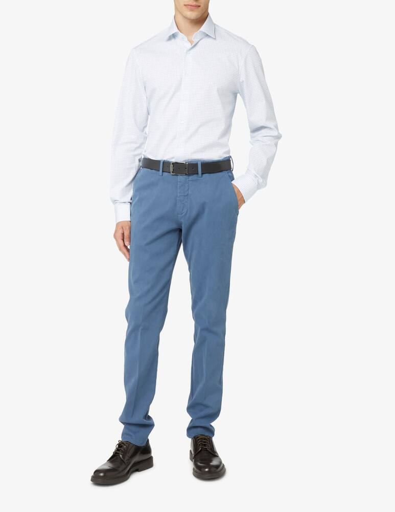 rinascente Calvin Klein Poplin print fitted shirt - White