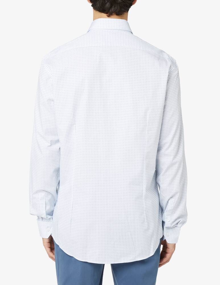 rinascente Calvin Klein Poplin print fitted shirt - White