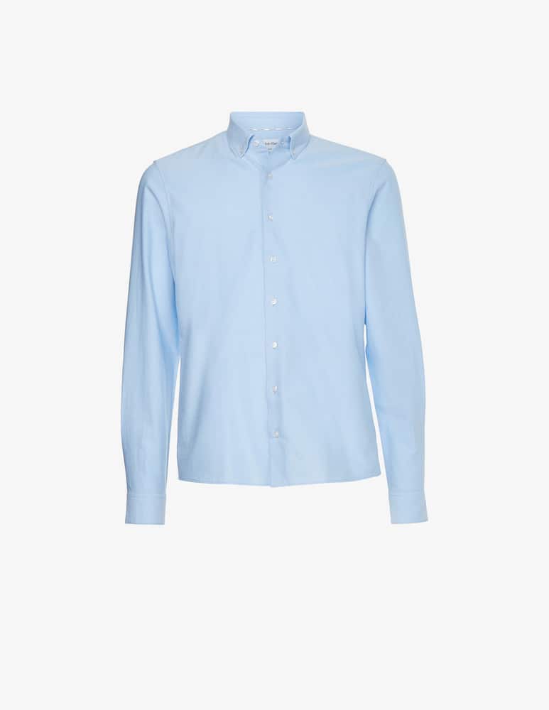 rinascente Calvin Klein Camicia washed oxford solid slim - Azzurro