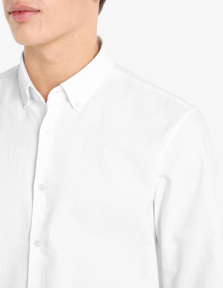 Calvin Klein Camicia washed oxford solid slim fit - immagine 3 Calvin Klein Camicia washed oxford solid slim fit - immagine 3