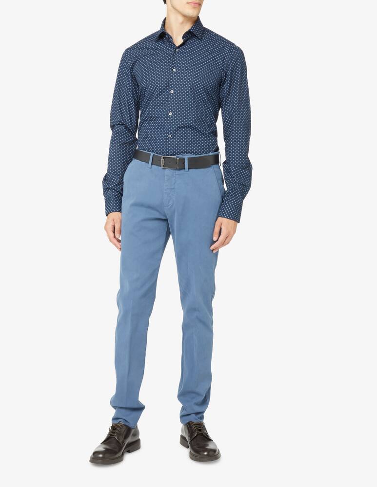 rinascente Calvin Klein Camicia con stampa rombi slim - Blu
