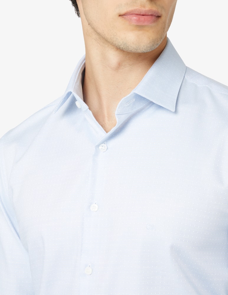 rinascente Calvin Klein Shirt slim stretch  - Light blue