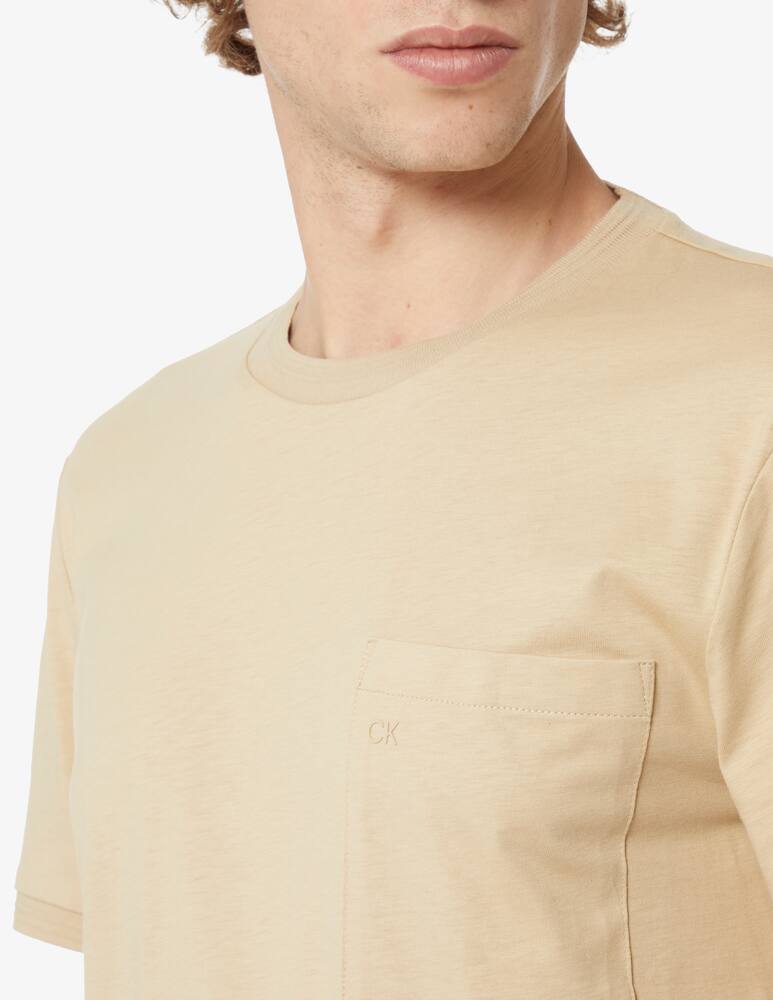 rinascente Calvin Klein Cotton t-shirt with pocket - Beige