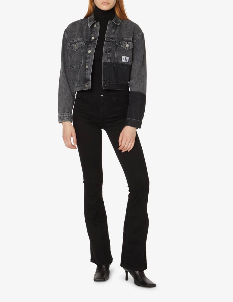 rinascente Calvin Klein Jeans Denim cropped over jacket - Black