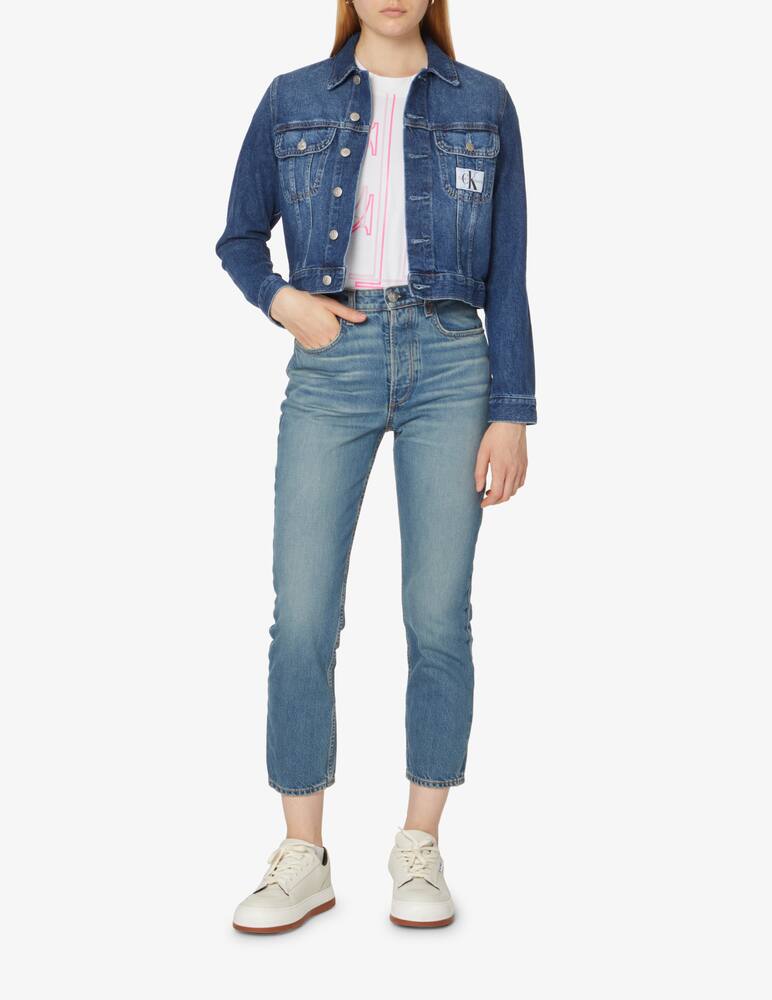 rinascente Calvin Klein Jeans 90 cropped denim jacket - Blue
