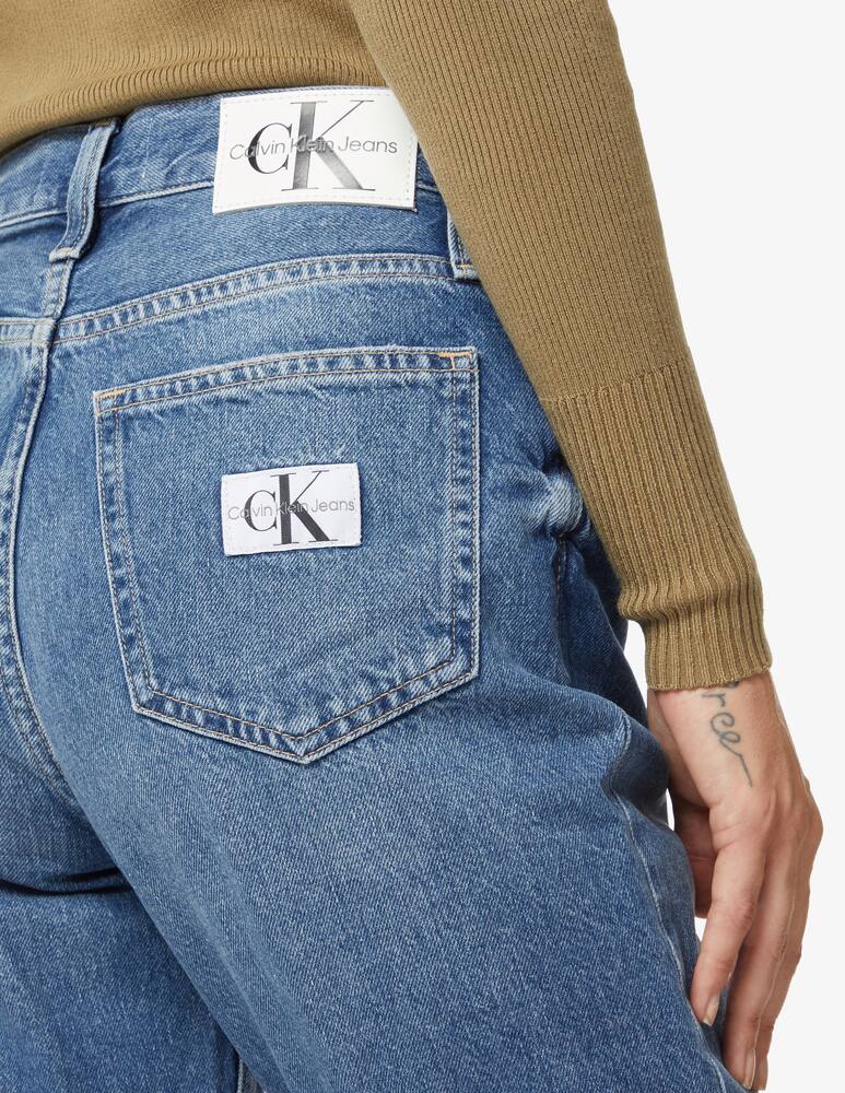 rinascente Calvin Klein Jeans Jeans mom a vita alta - Blu