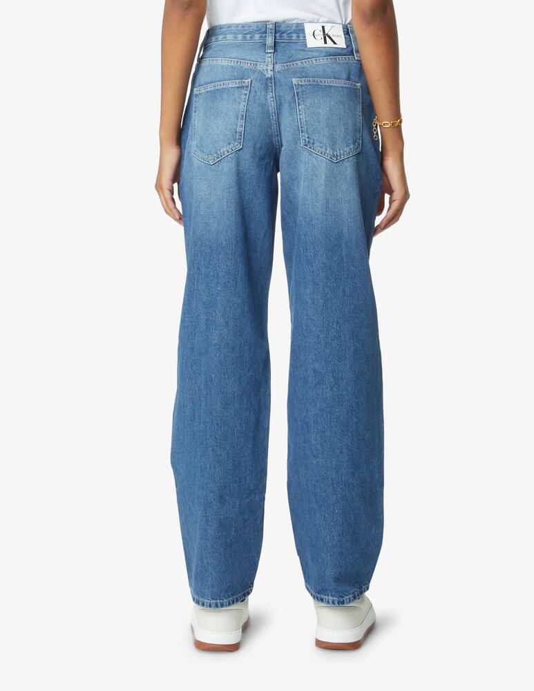 rinascente Calvin Klein Jeans Jeans straight a vita alta 90 - Blu