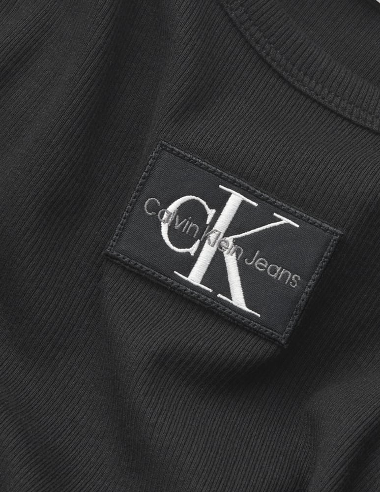 rinascente Calvin Klein Maglia a costine con logo - Nero