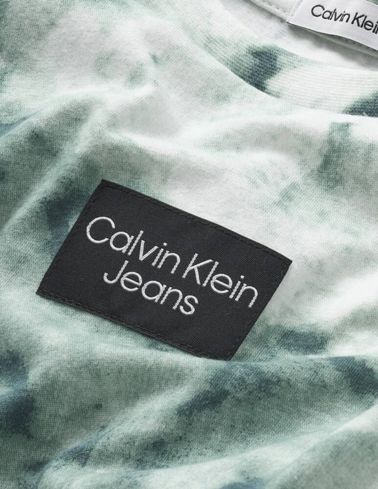 rinascente Calvin Klein Tie dye cotton t-shirt - Grey