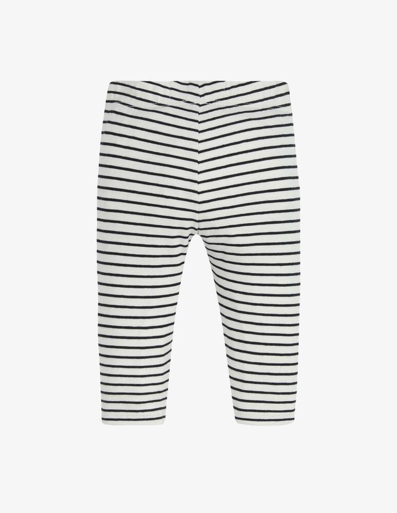 rinascente Calvin Klein Leggings in cotone a righe badge - Bianco