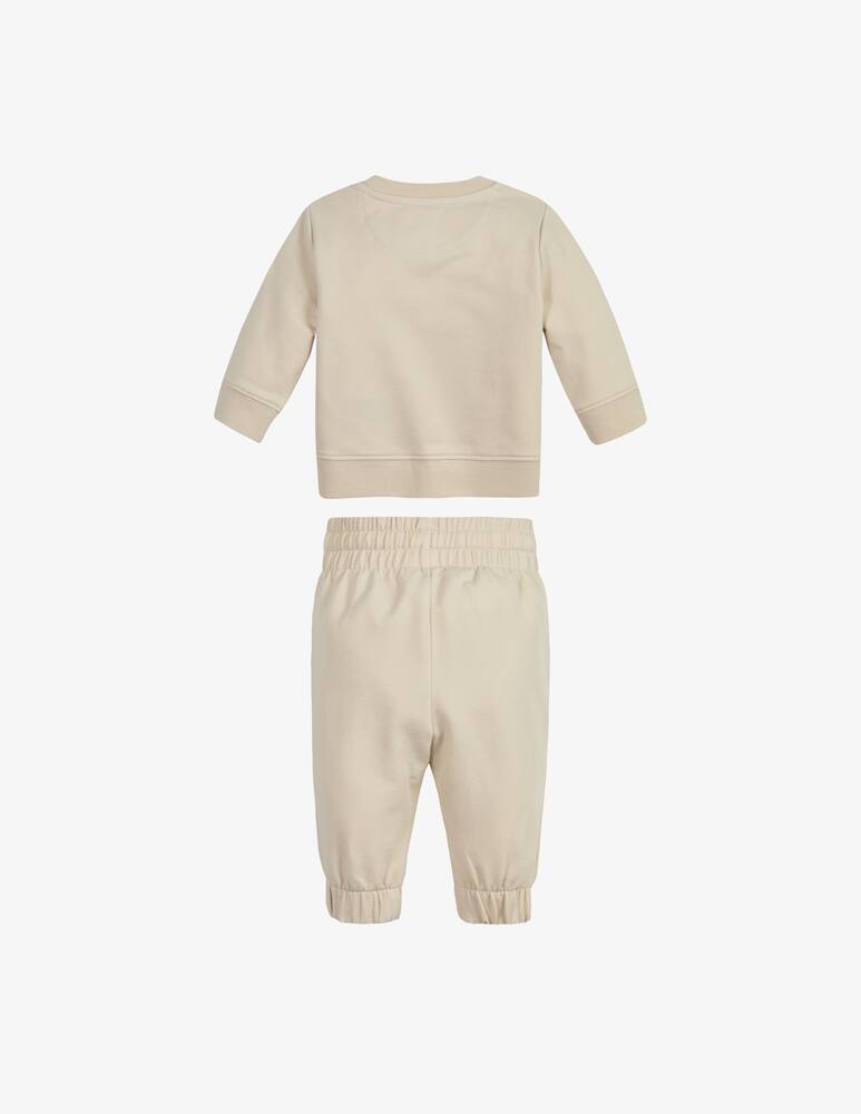 Calvin Klein Set felpa in cotone monogram - Beige - immagine 2 Calvin Klein Set felpa in cotone monogram - Beige - immagine 2