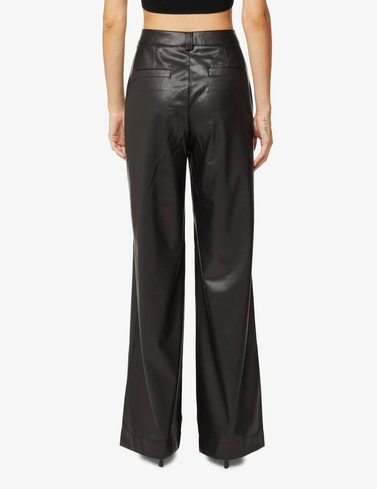 rinascente Calvin Klein Jeans Widee faux leather trousers - Black
