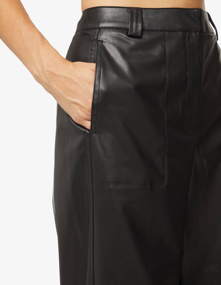 rinascente Calvin Klein Jeans Widee faux leather trousers - Black