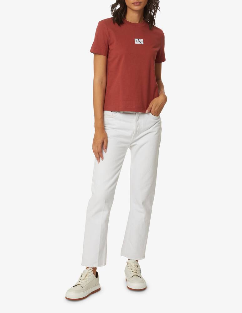 rinascente Calvin Klein Jeans Cotton logo t-shirt - Red