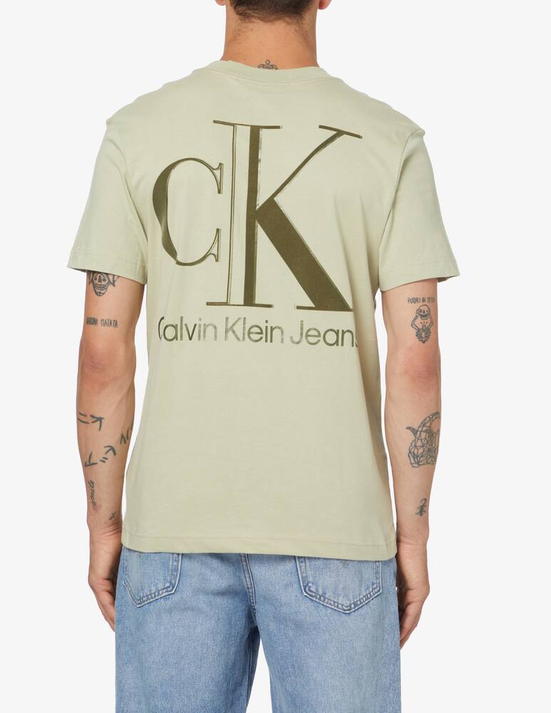 rinascente Calvin Klein Jeans Logo cotton t-shirt - Green