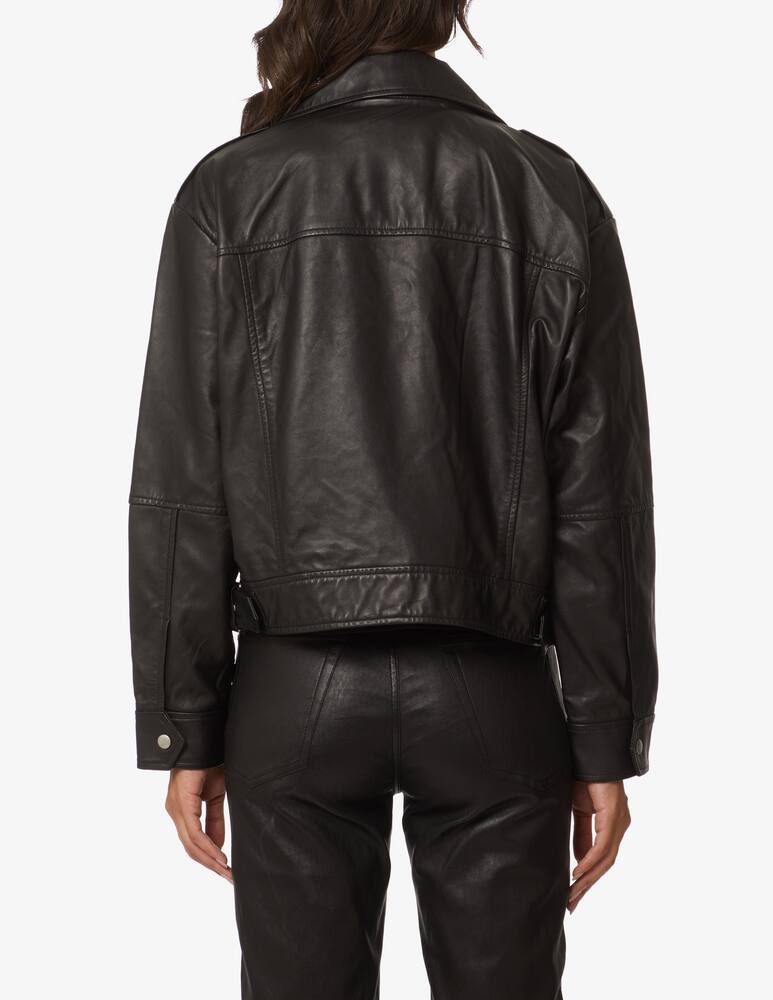 Calvin Klein Jeans Leather oversized jacket - Black - picture 3 Calvin Klein Jeans Leather oversized jacket - Black - picture 3
