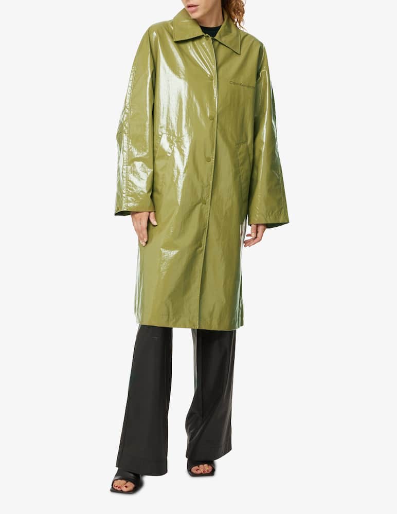 Calvin Klein Jeans Giacca lunga over rivestita - Verde - immagine 1 Calvin Klein Jeans Giacca lunga over rivestita - Verde - immagine 1