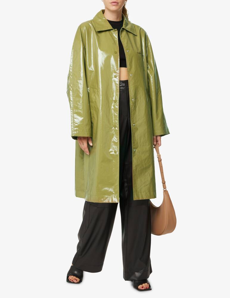 Calvin Klein Jeans Giacca lunga over rivestita - Verde - immagine 2 Calvin Klein Jeans Giacca lunga over rivestita - Verde - immagine 2