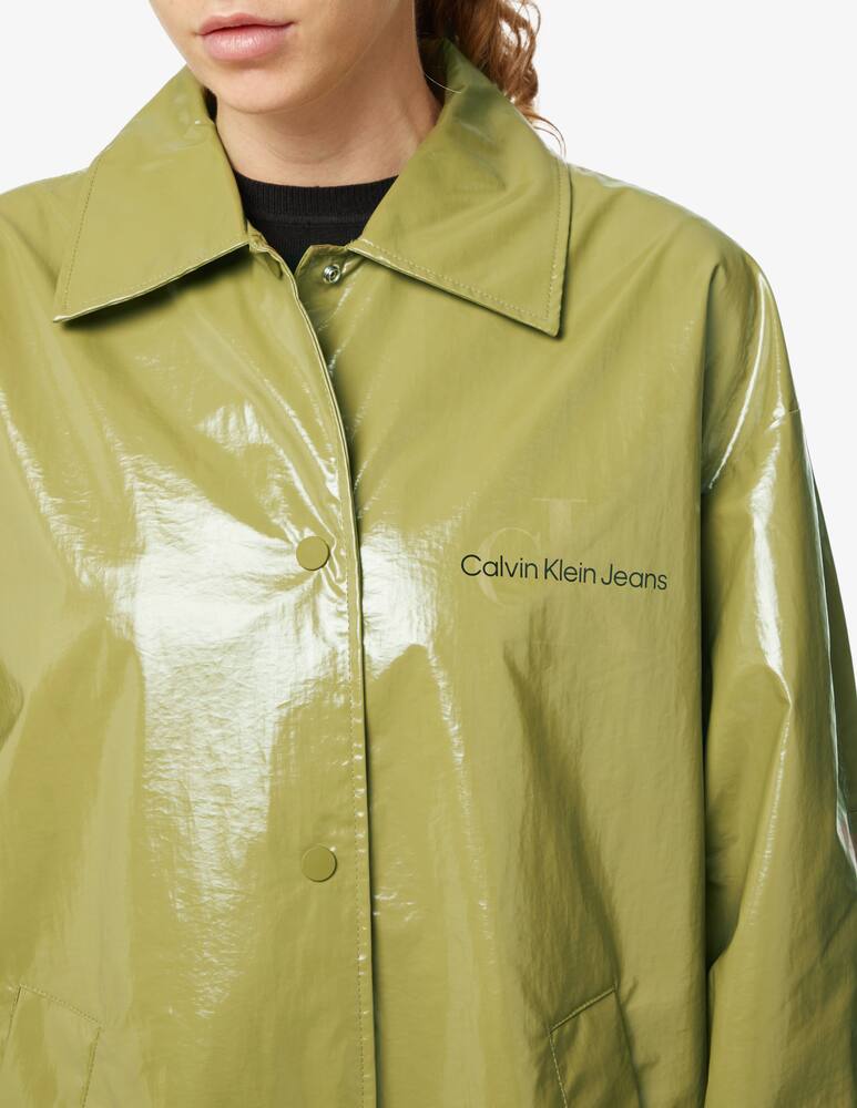 Calvin Klein Jeans Giacca lunga over rivestita - Verde - immagine 4 Calvin Klein Jeans Giacca lunga over rivestita - Verde - immagine 4