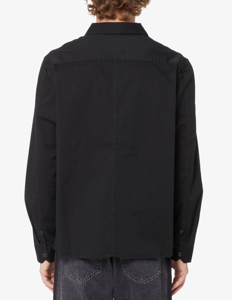 rinascente Calvin Klein Jeans Badge cotton overshirt - Black