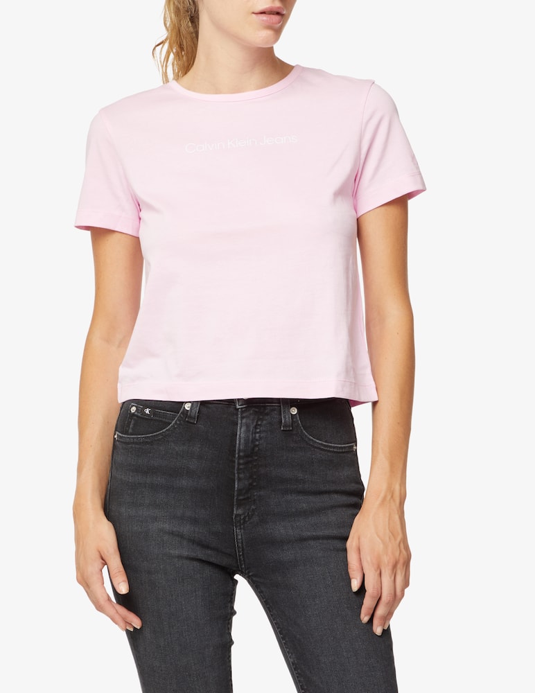 rinascente Calvin Klein Jeans Cotton logo t-shirt - Pink