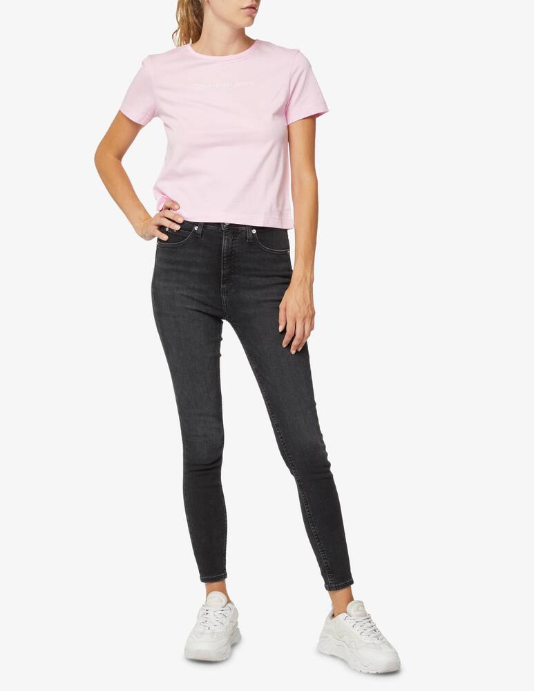 rinascente Calvin Klein Jeans Cotton logo t-shirt - Pink