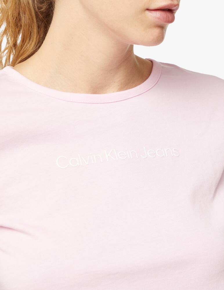 rinascente Calvin Klein Jeans Cotton logo t-shirt - Pink