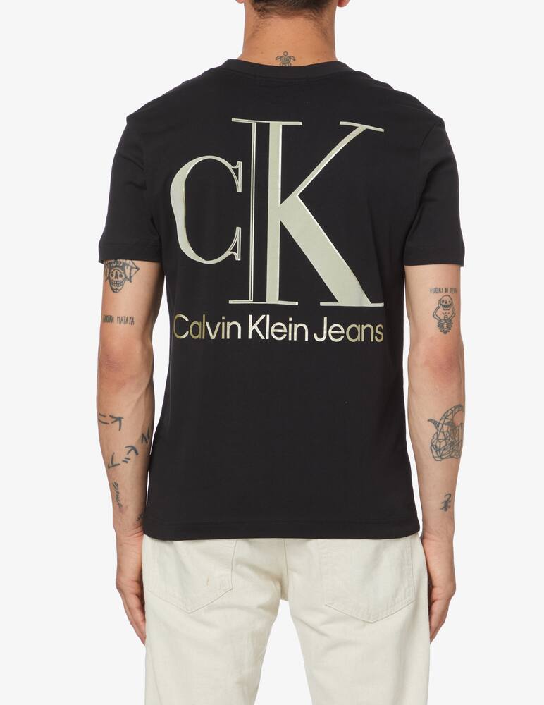 rinascente Calvin Klein Jeans Maglietta in cotone con logo - Nero