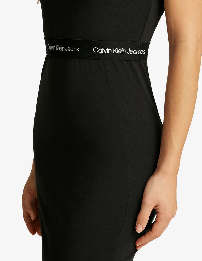 rinascente Calvin Klein Jeans Logo elastic strappy dress