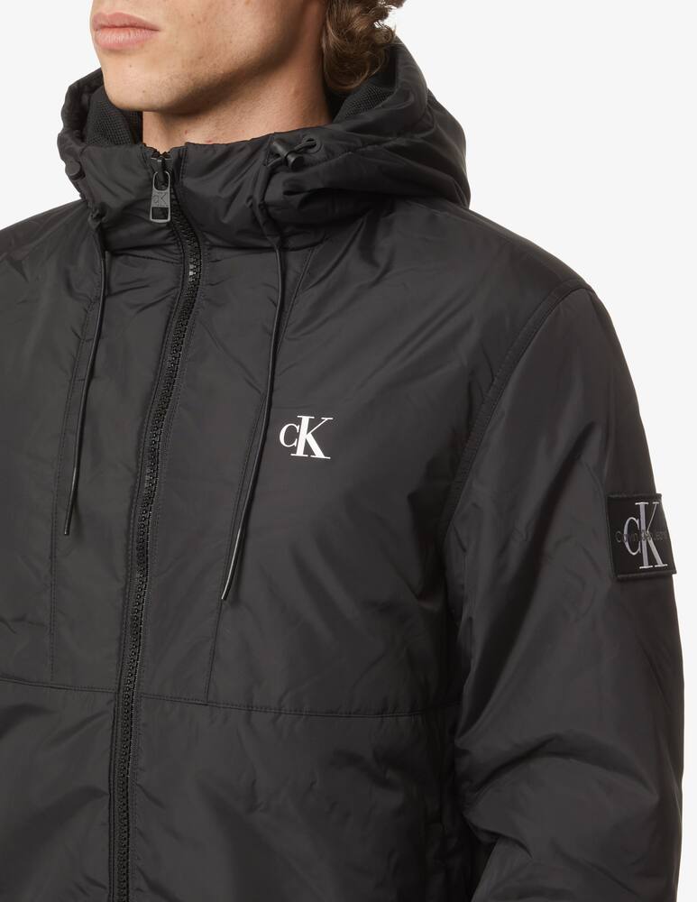rinascente Calvin Klein Jeans Hooded puffer jacket - Black