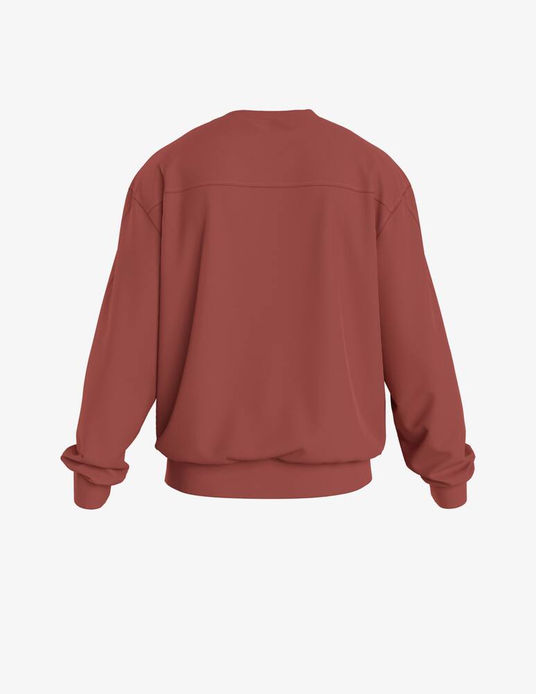rinascente Calvin Klein Jeans Crewneck logo sweatshirt - Red