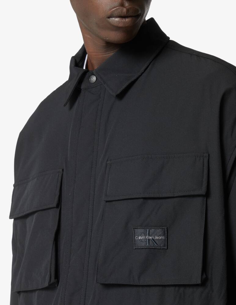 rinascente Calvin Klein Jeans Padded nylon overshirt  - Black