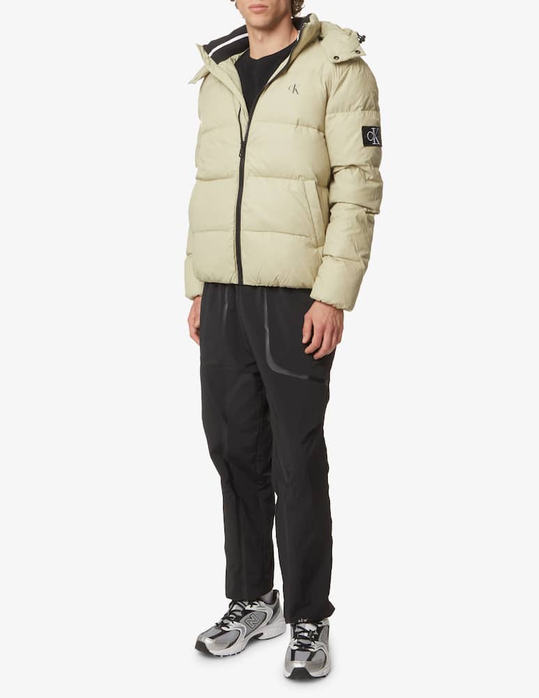 Calvin Klein Jeans Padded hooded jacket - Beige - picture 2 Calvin Klein Jeans Padded hooded jacket - Beige - picture 2