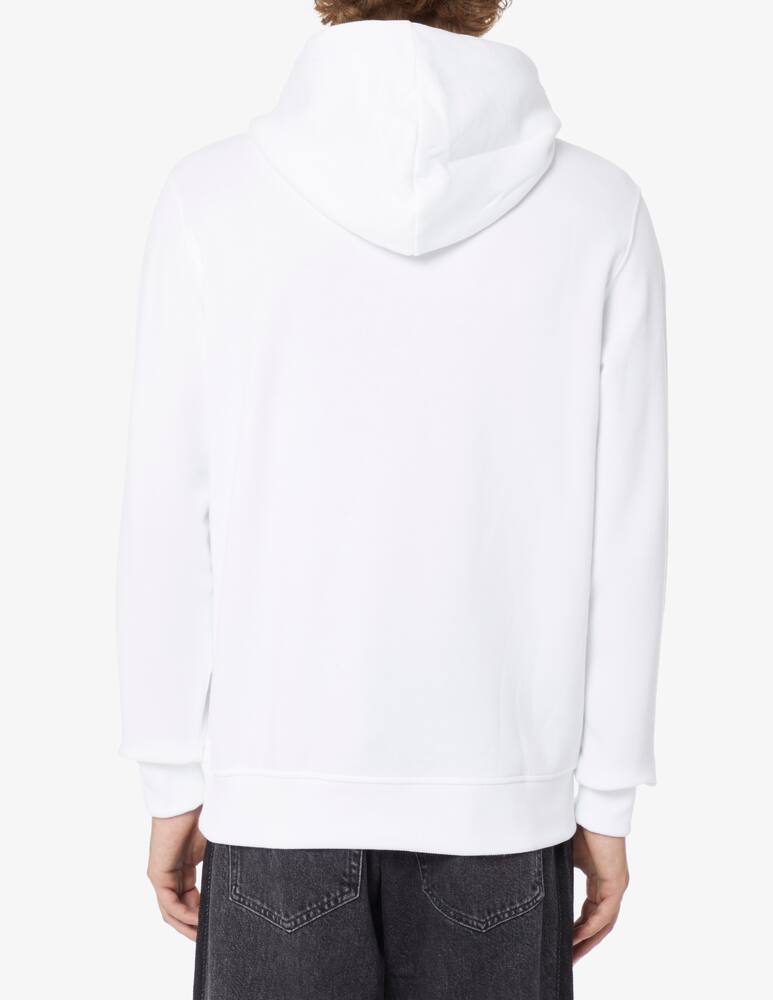 rinascente Calvin Klein Jeans Felpa con cappuccio fleece con logo - Bianco
