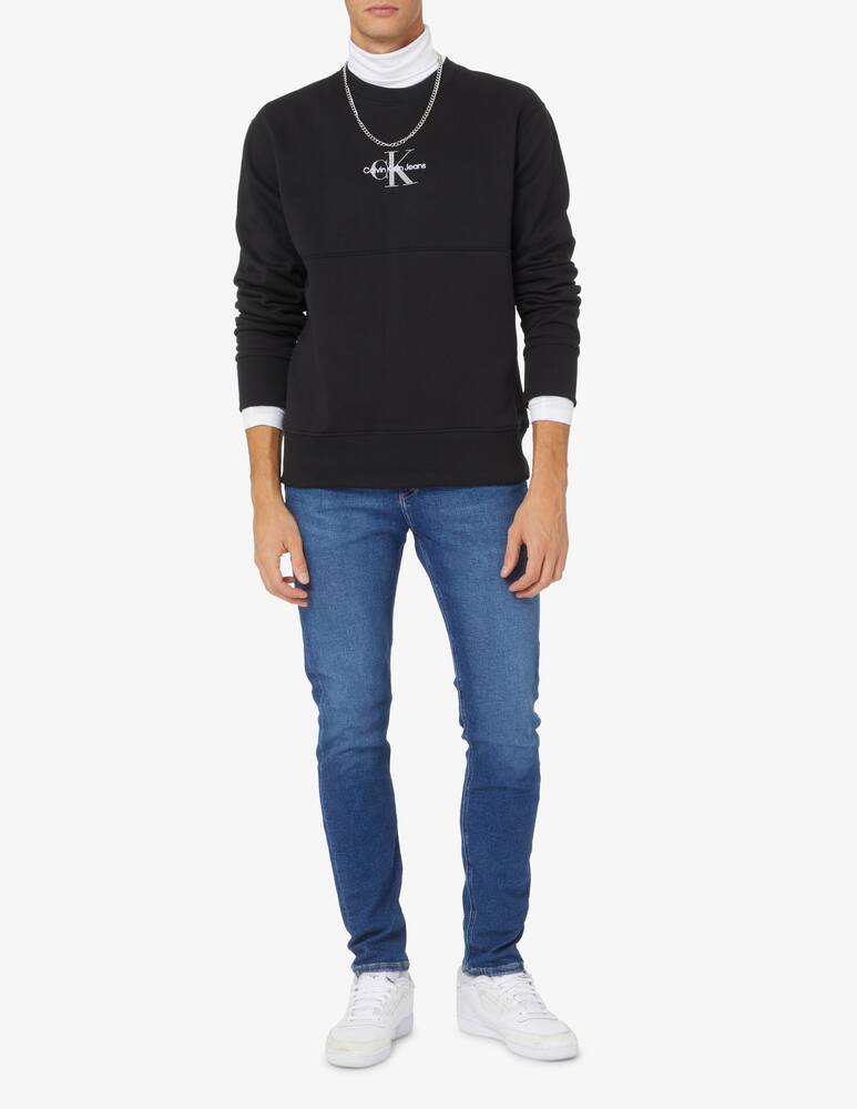 rinascente Calvin Klein Jeans Felpa girocollo monologo - Nero