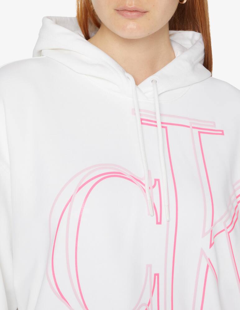rinascente Calvin Klein Jeans Cotton hoodie - White