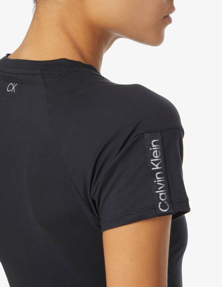 rinascente Calvin Klein Performance T-shirt cropped sportiva - Nero