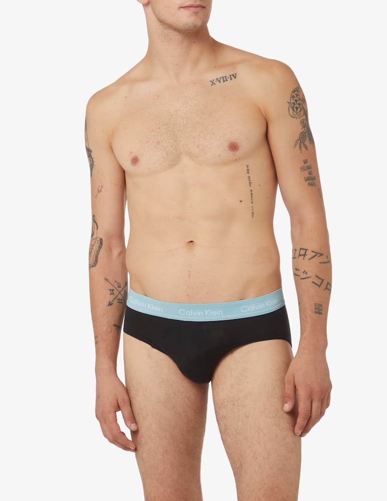 rinascente Calvin Klein Slip in cotone stretch 3pezzi - Nero