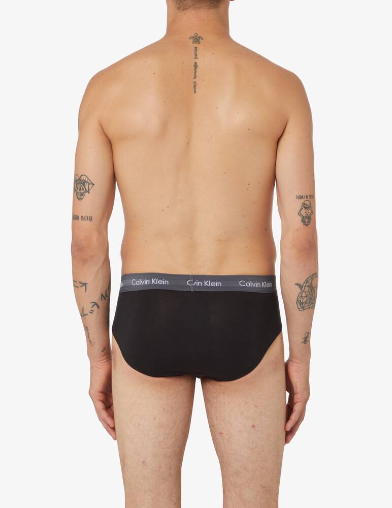 rinascente Calvin Klein Slip in cotone stretch 3pezzi - Nero