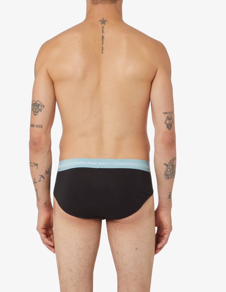 rinascente Calvin Klein Slip in cotone stretch 3pezzi - Nero