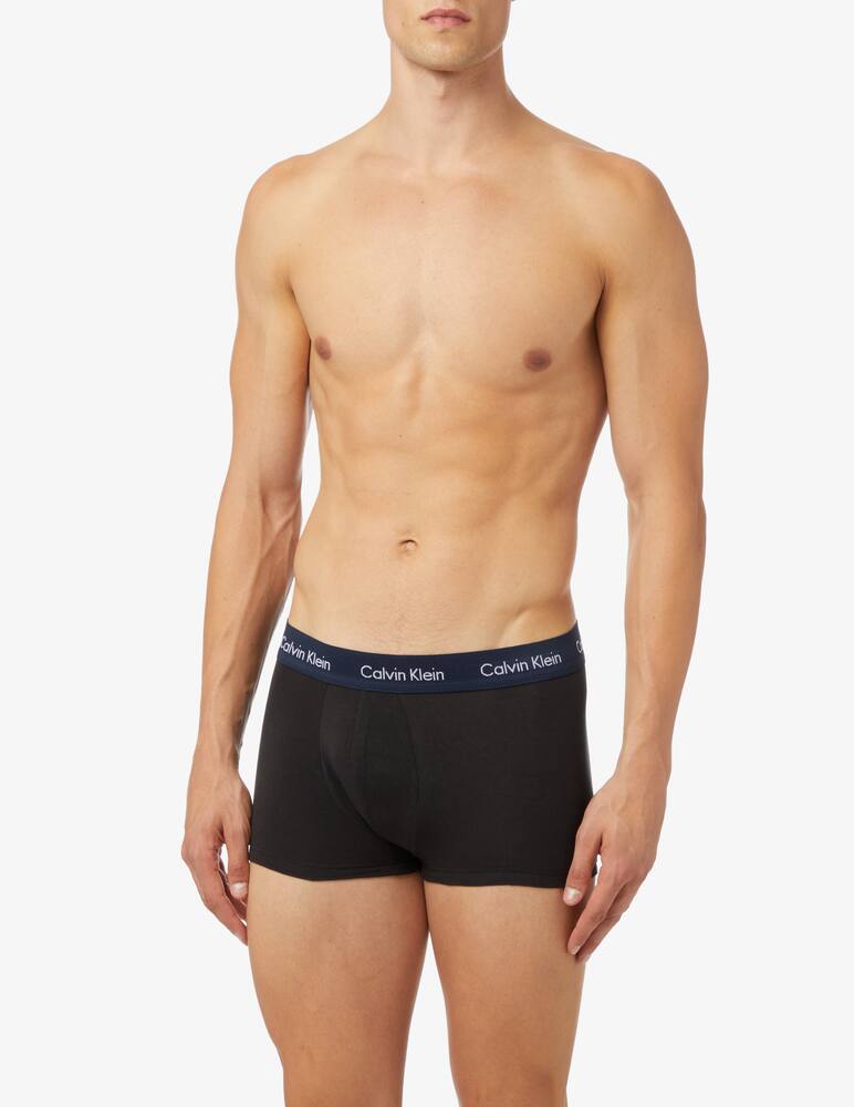 rinascente Calvin Klein Boxer vita bassa in cotone stretch 3p - Multicolor