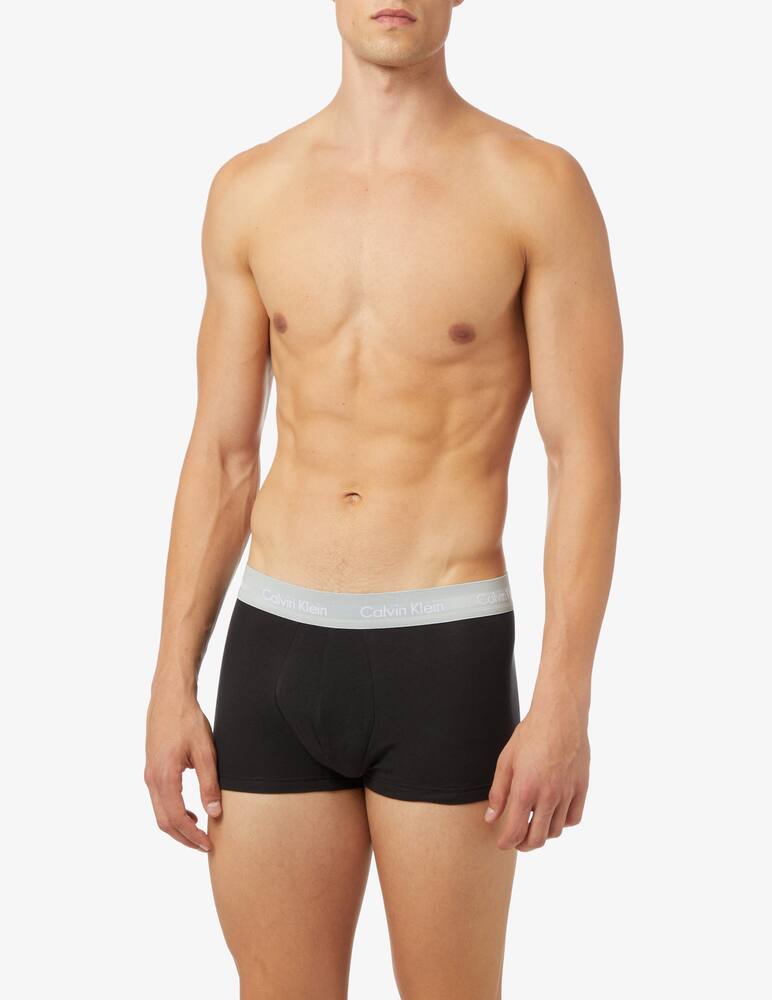 rinascente Calvin Klein Boxer vita bassa in cotone stretch 3p - Multicolor
