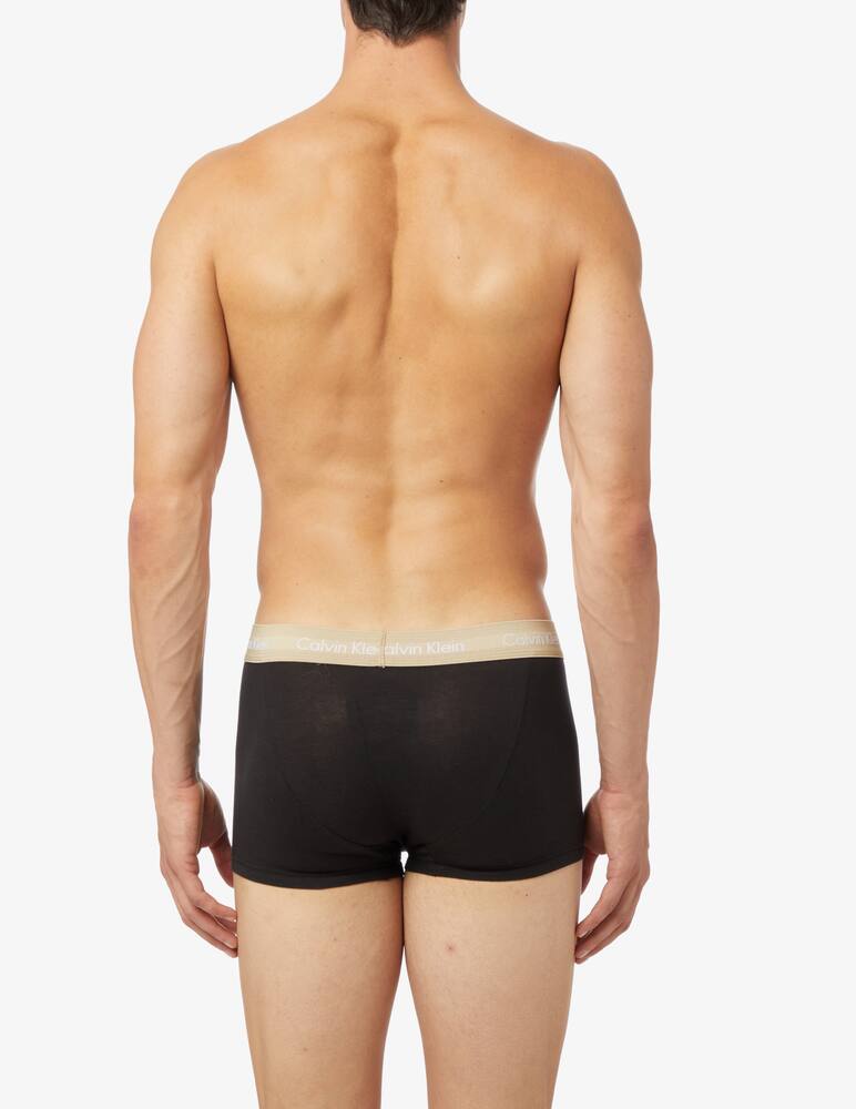 rinascente Calvin Klein Boxer vita bassa in cotone stretch 3p - Multicolor